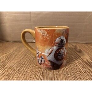 Star Wars Lucas Film BB-8 ceramic Coffee Tea mug orange 14 oz   Super Clean!